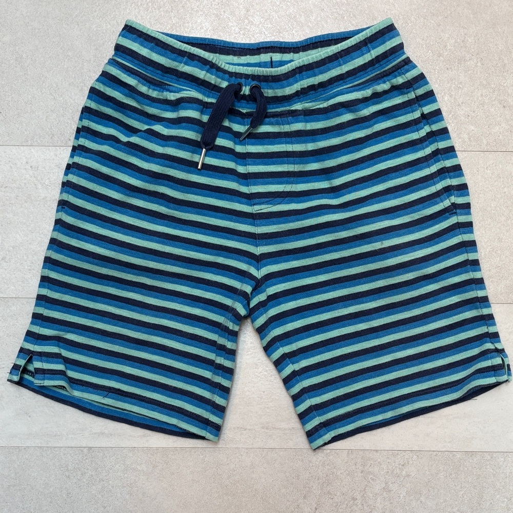 Hanna Andersson blue striped shorts